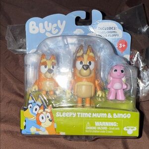 Bluey Sleepy Time Mum & Bingo Figure Pack – New in Box